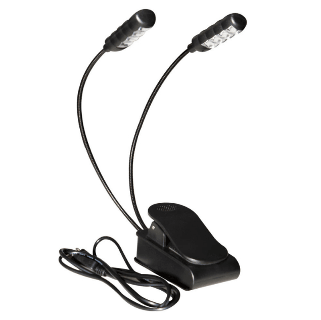 ON STAGE LED2224 Dual USB Rechargeable Sheet Music Light - Ray's Midbell Music