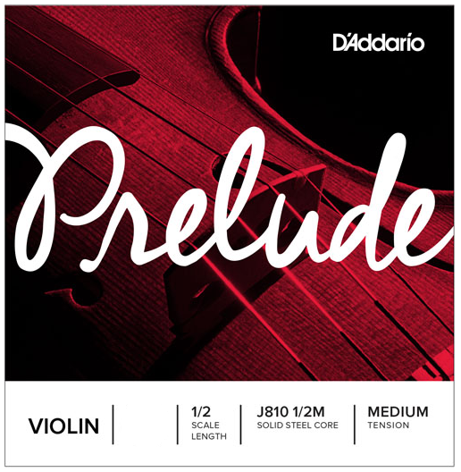 D'ADDARIO J81312M 1/2 Prelude Violin D String, Medium Tension