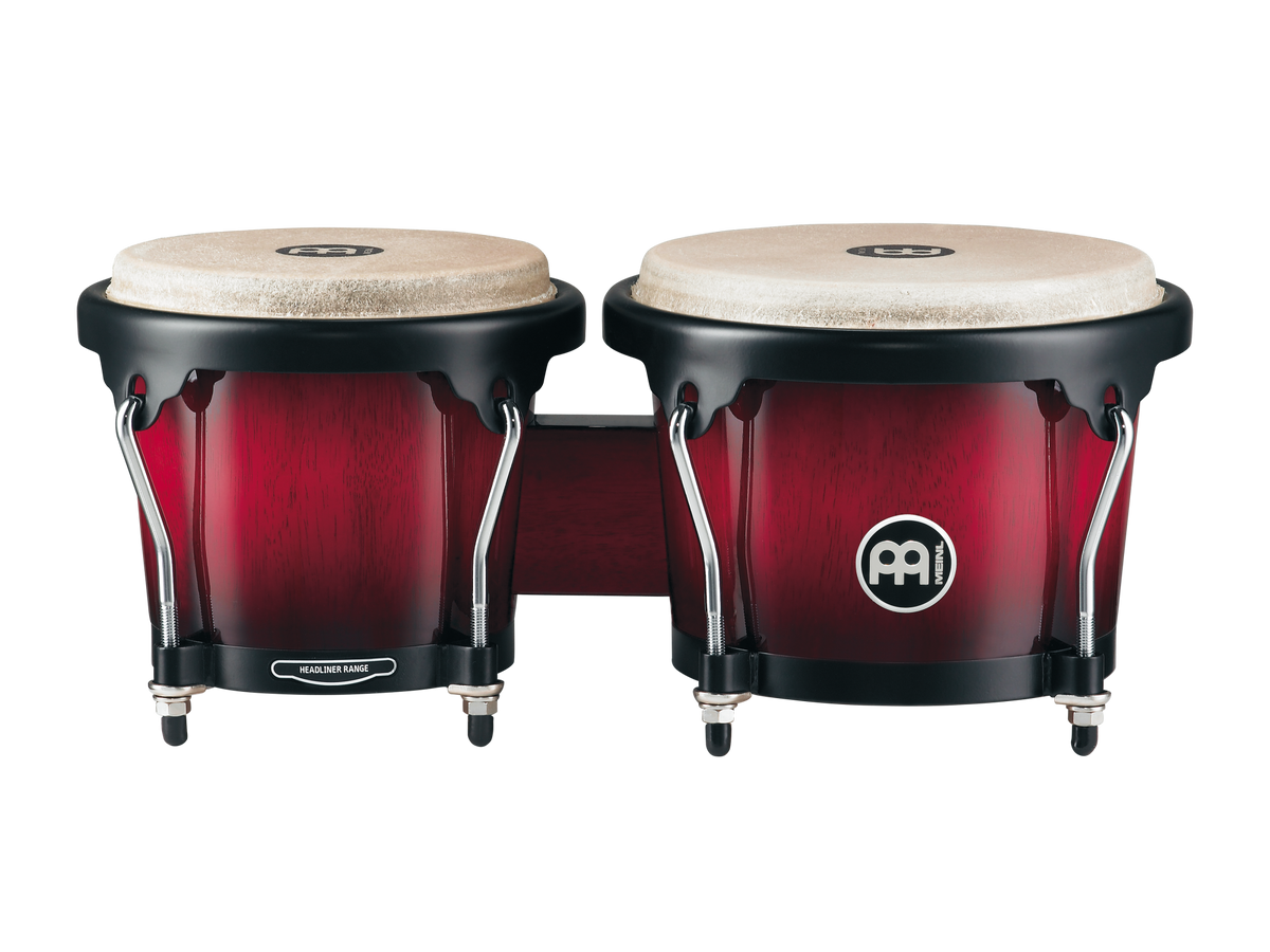 MEINL PERCUSSN HB100VWBM 6 3/4" & 8" Wood Bongos (Vintage Wine Barrel)