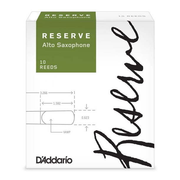 D'ADDARIO DJR1020 #2 Reserve Alto Sax Reeds, Box of 10 - Ray's Midbell Music
