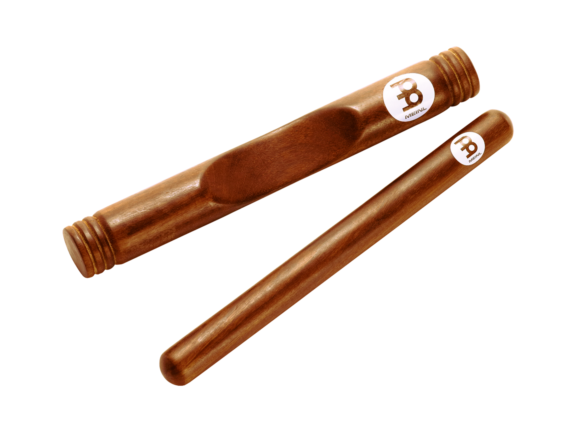 MEINL PERCUSSN CL2RW African Style Claves, Solid Redwood