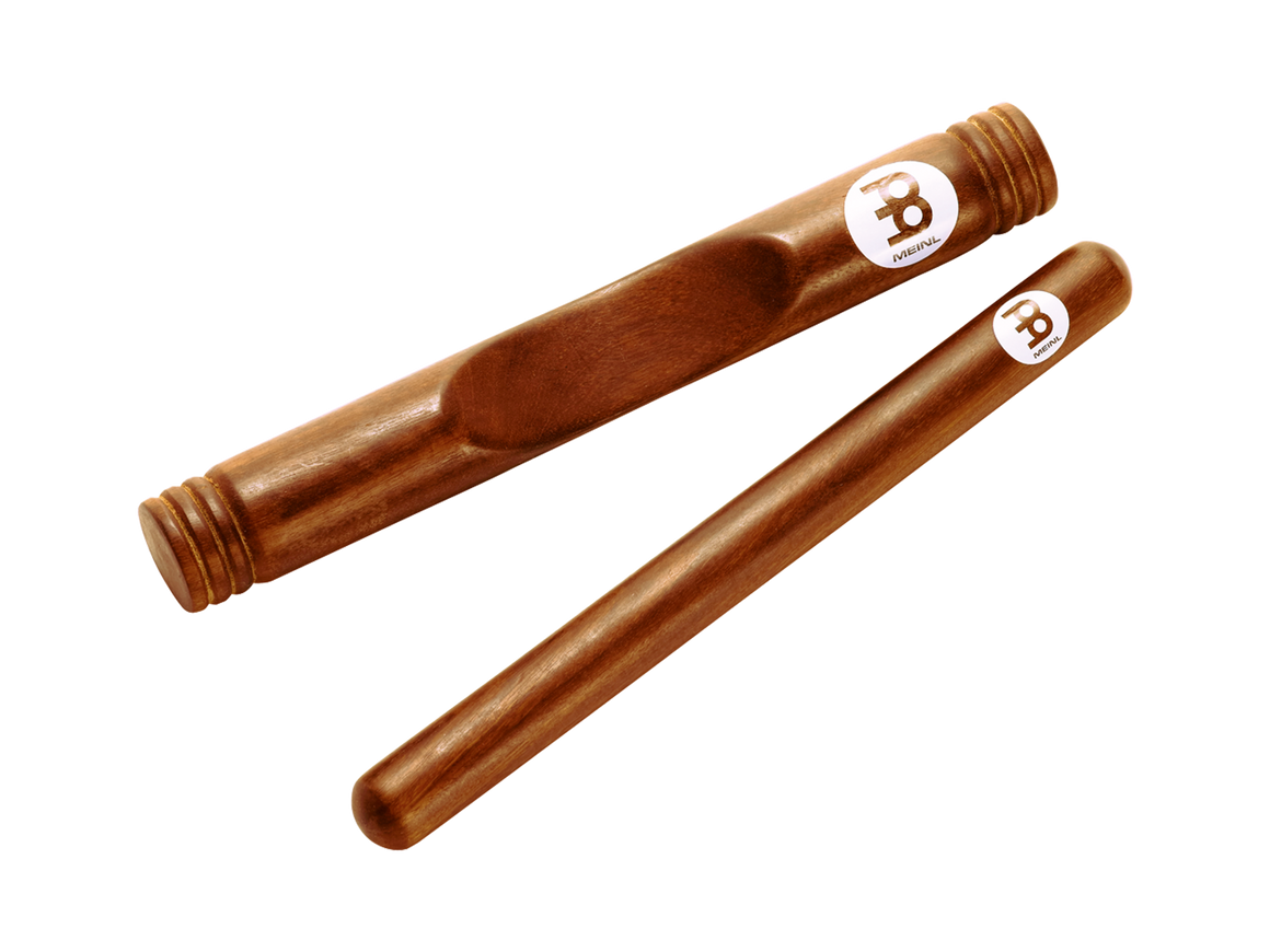 MEINL PERCUSSN CL2RW African Style Claves, Solid Redwood
