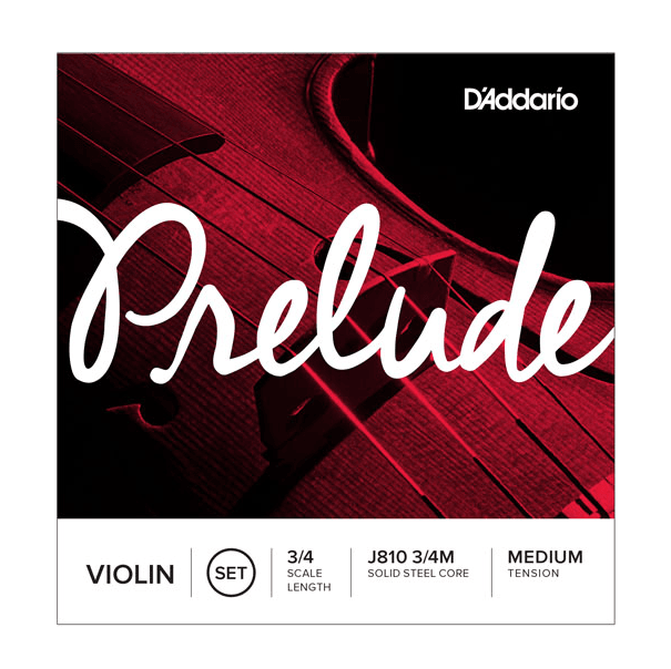 D'ADDARIO J81034M 3/4 Prelude Violin String Set - Ray's Midbell Music