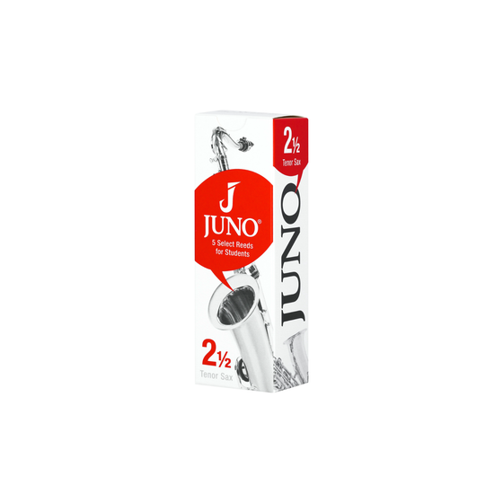 JUNO JSR7125 #2.5 Bb Tenor Sax Reeds, Box of 5