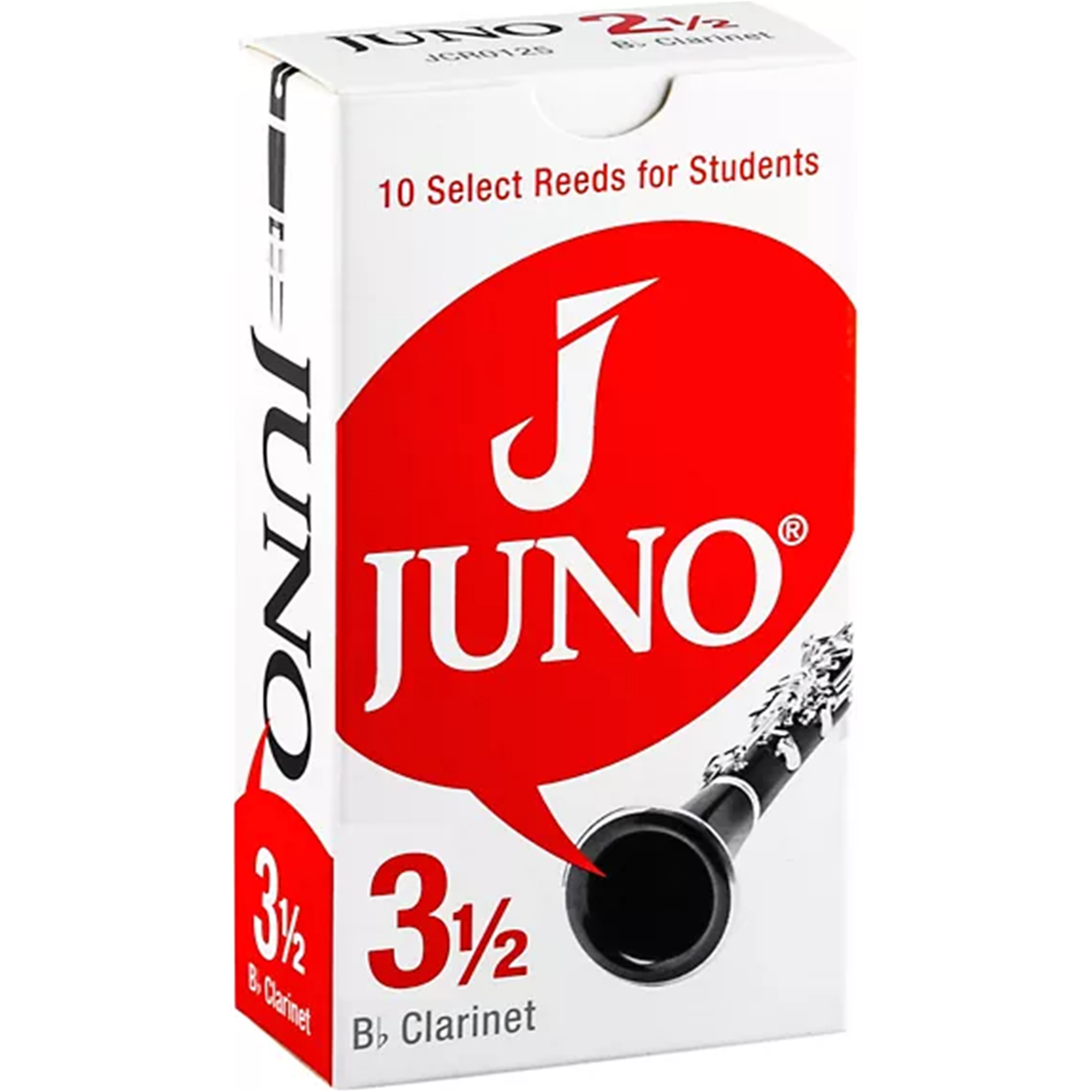 JUNO JCR0135 #3.5 Bb Clarinet Reeds, Box of 10