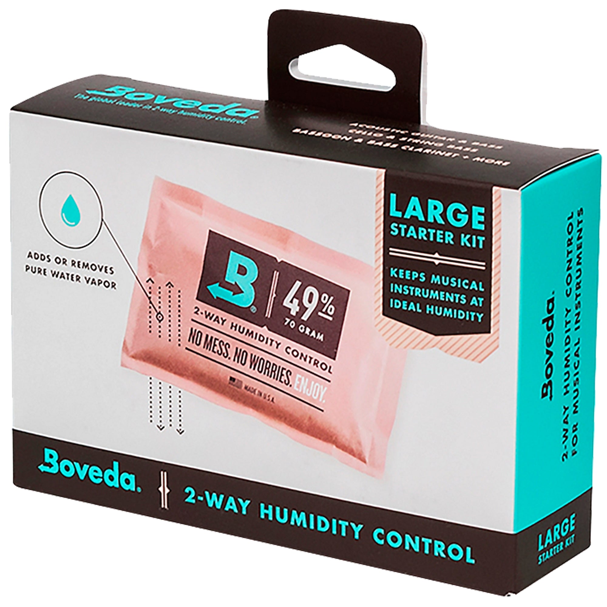 Boveda BVMFKLG Large 2-Way Humidity Control Starter Kit