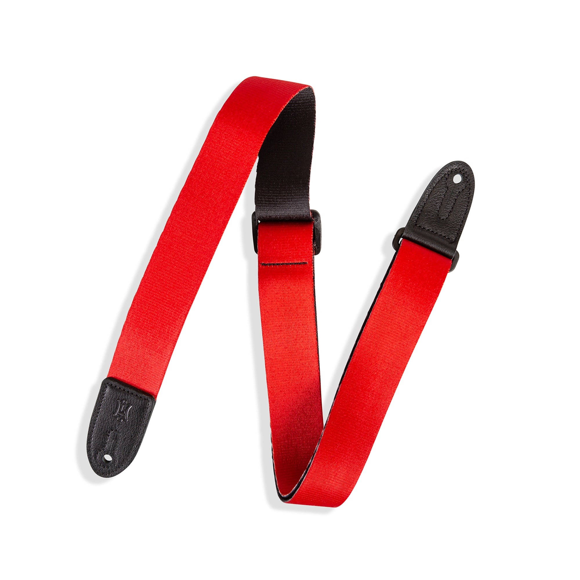 LEVYS MPJRRED 1.5" Kids Guitar Strap, Basic Red