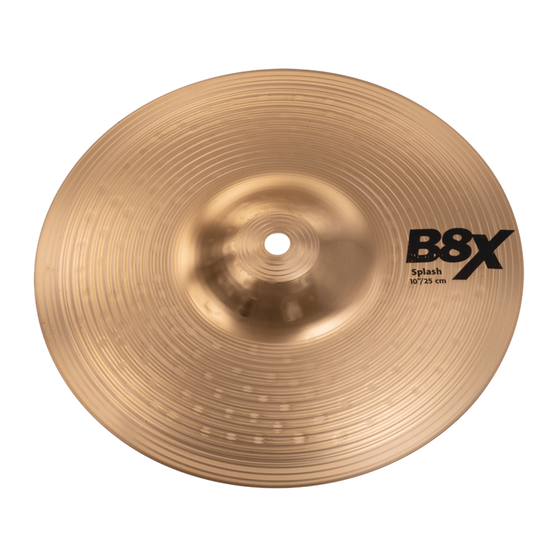 SABIAN 41005X 10" B8X Splash Cymbal