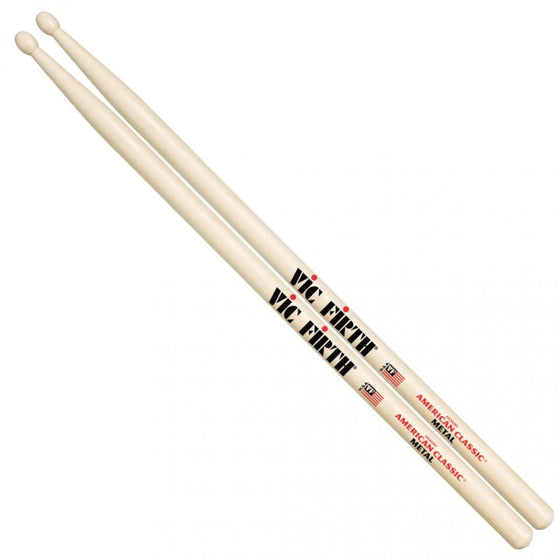 VIC FIRTH VFCMW Am. Classic Metal Sticks, Wood Tip