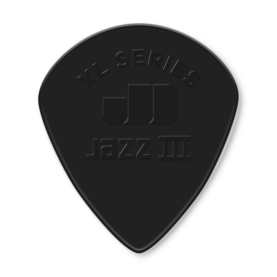 DUNLOP 47PXLS Jazz III Pick 1.38 Black Stiffo XL 6pk