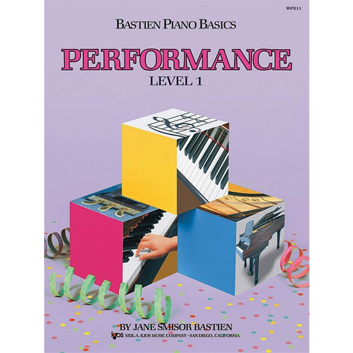 KJOS WP211 Bastien Piano Basics Performance Level 1 - Ray's Midbell Music