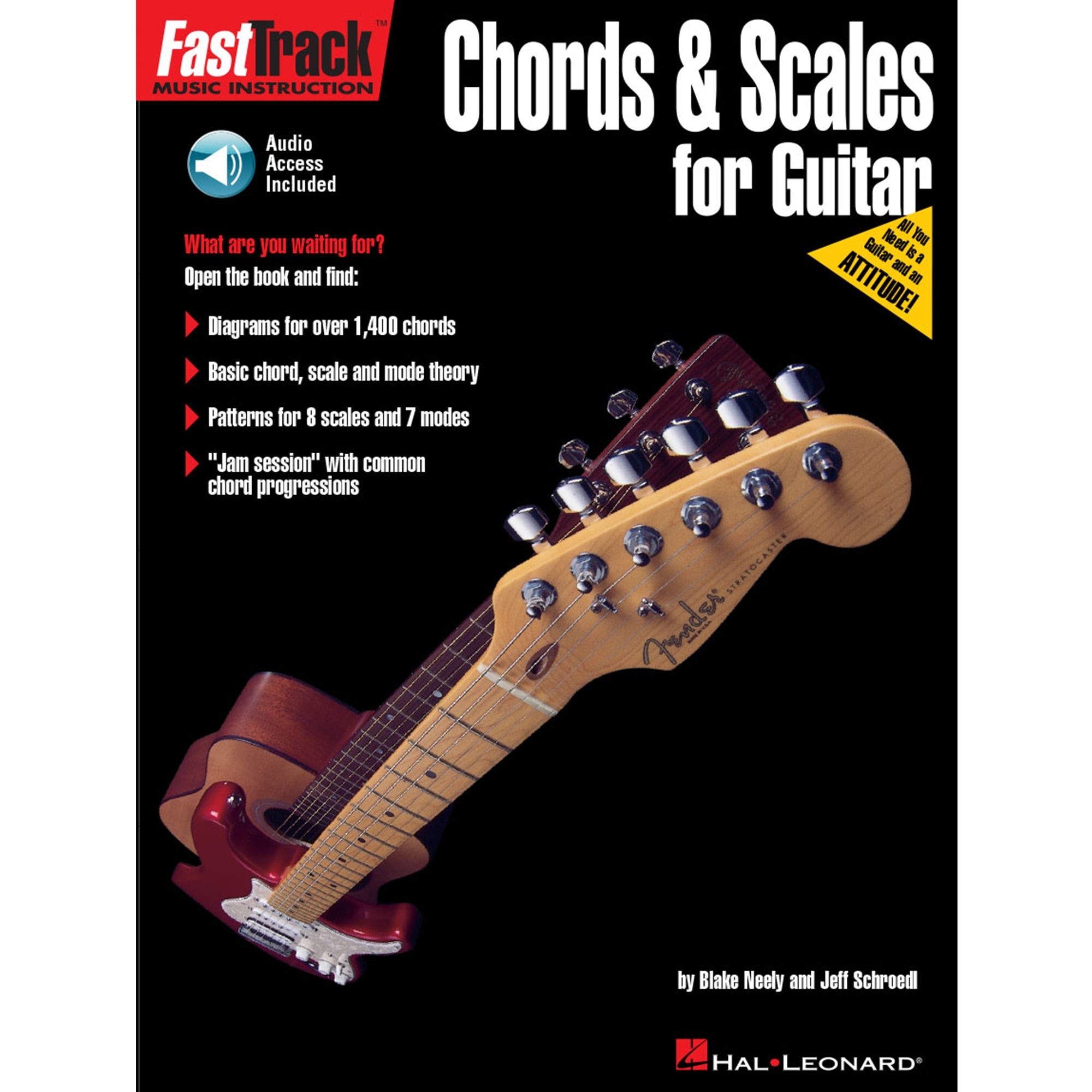 HAL LEONARD 697291 Fast Track Guitar Method - Chords and Scales w/ CD