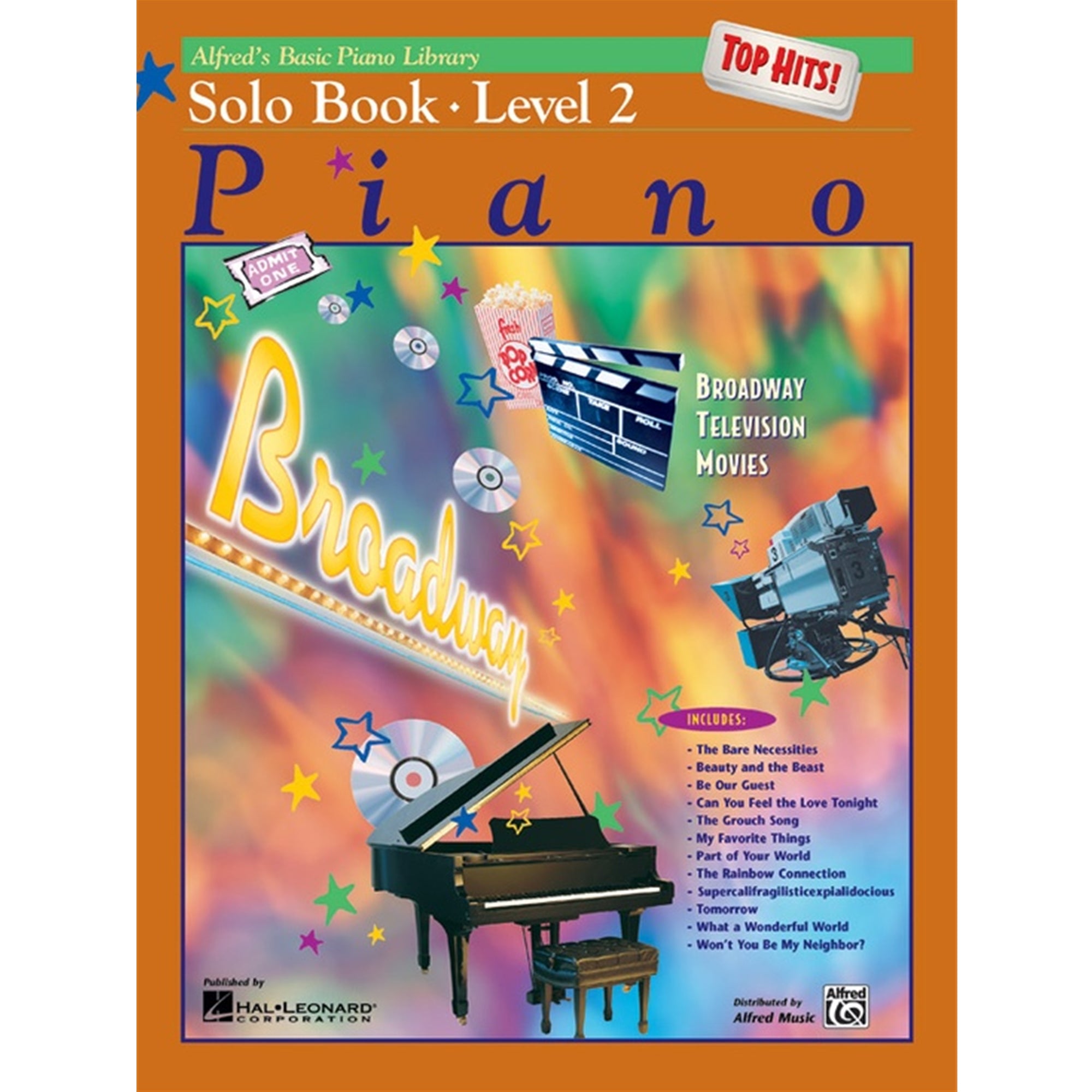 ALFRED 16497 Alfred's Basic Piano Library: Top Hits! Solo Book 2