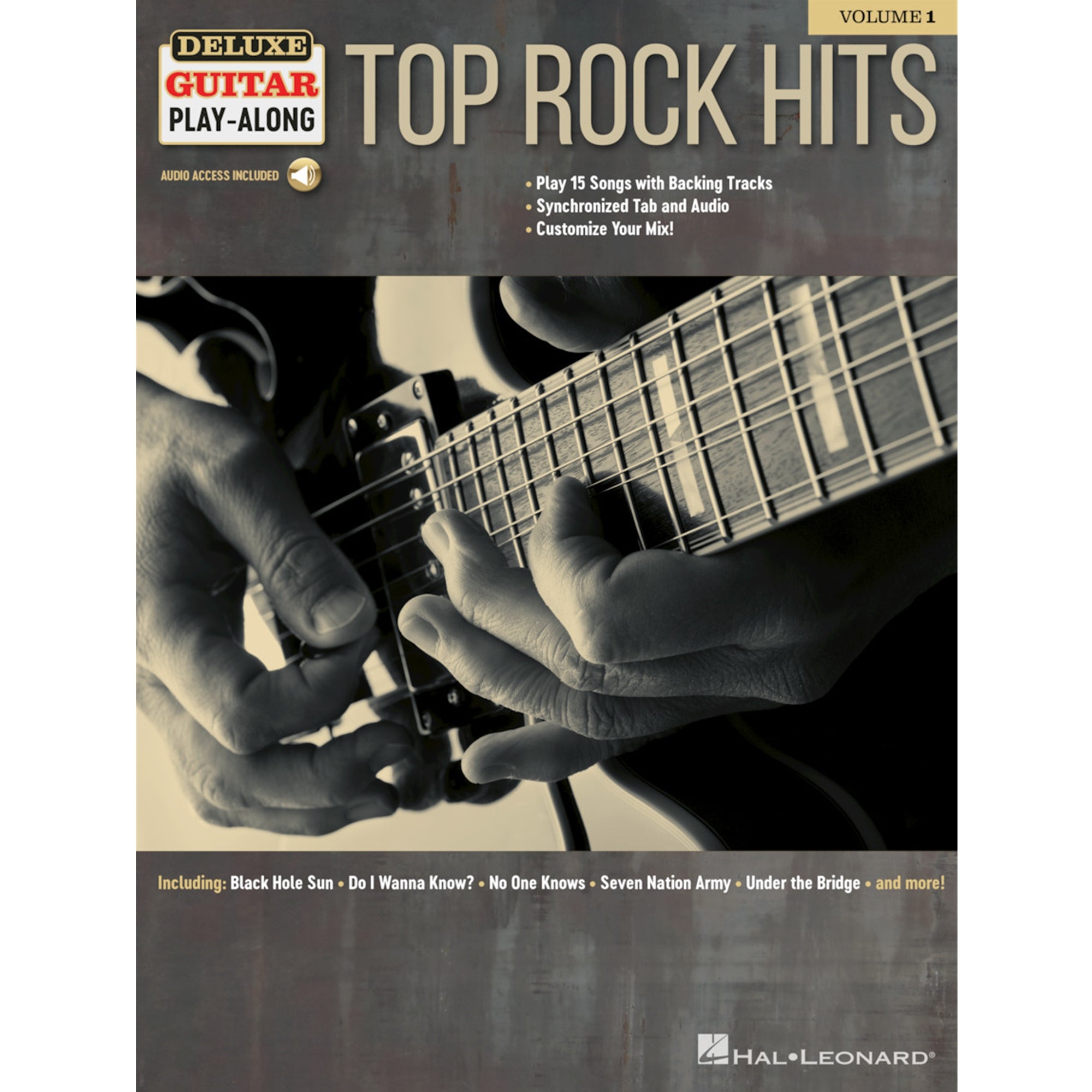 HAL LEONARD 244758 Top Rock Hits Deluxe Guitar Play-Along Volume 1