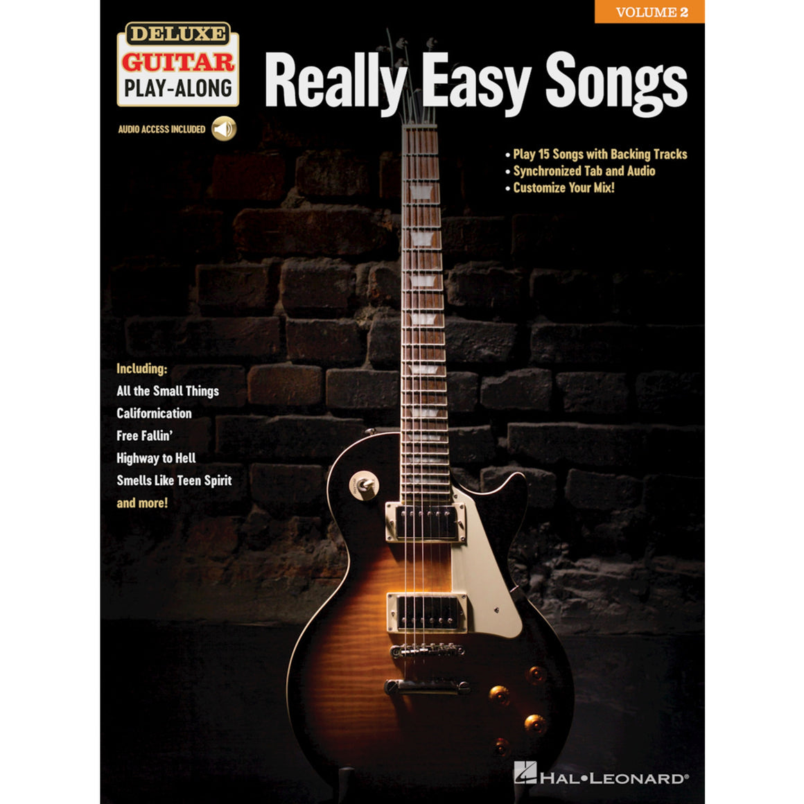 HAL LEONARD 244877 Really Easy Songs Deluxe Guitar Play-Along Volume 2