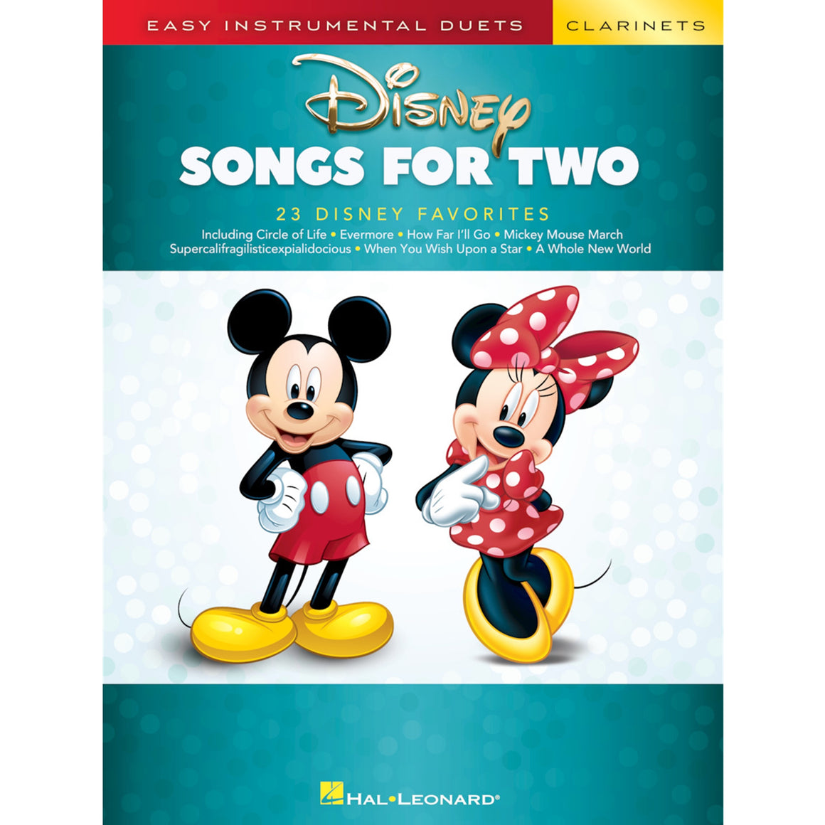 HAL LEONARD 284644 Disney Songs for Two Clarinets