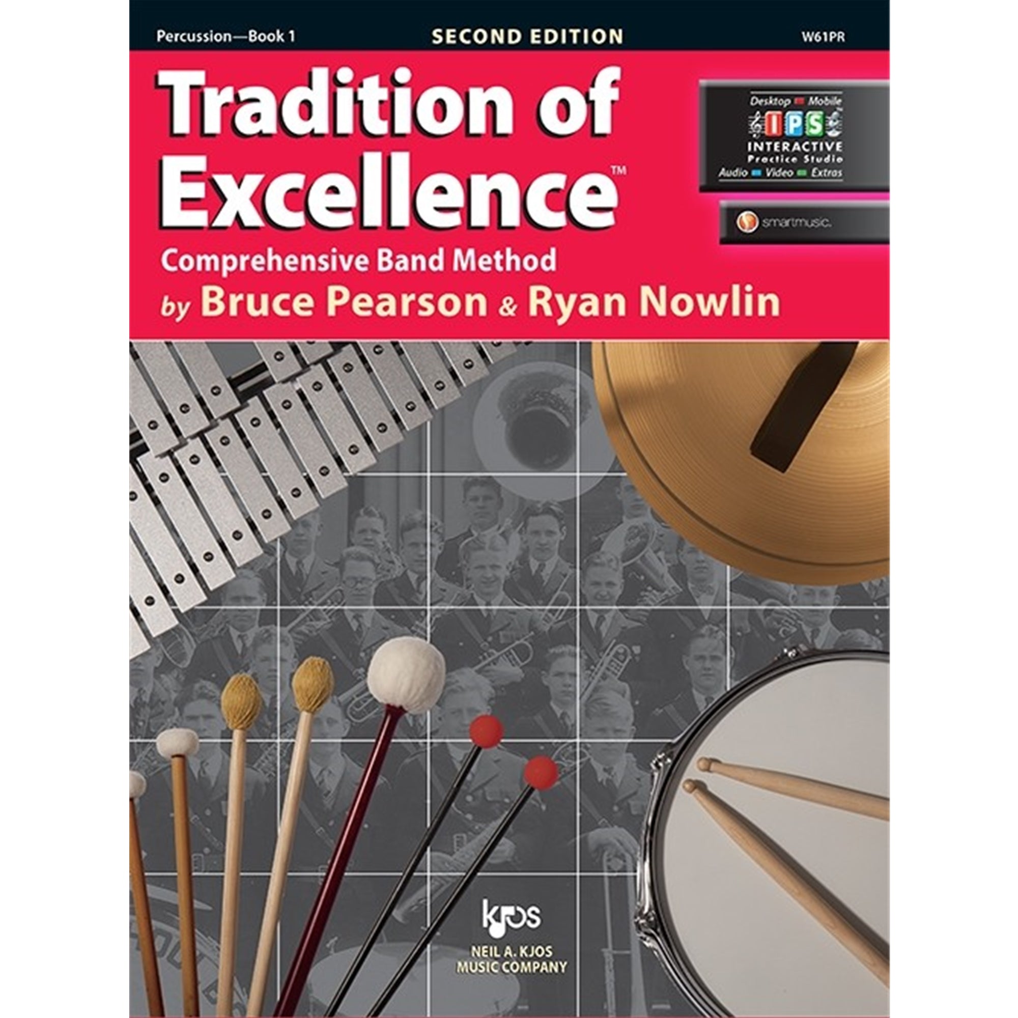 KJOS W61PR Tradition of Excellence Percussion Book 1