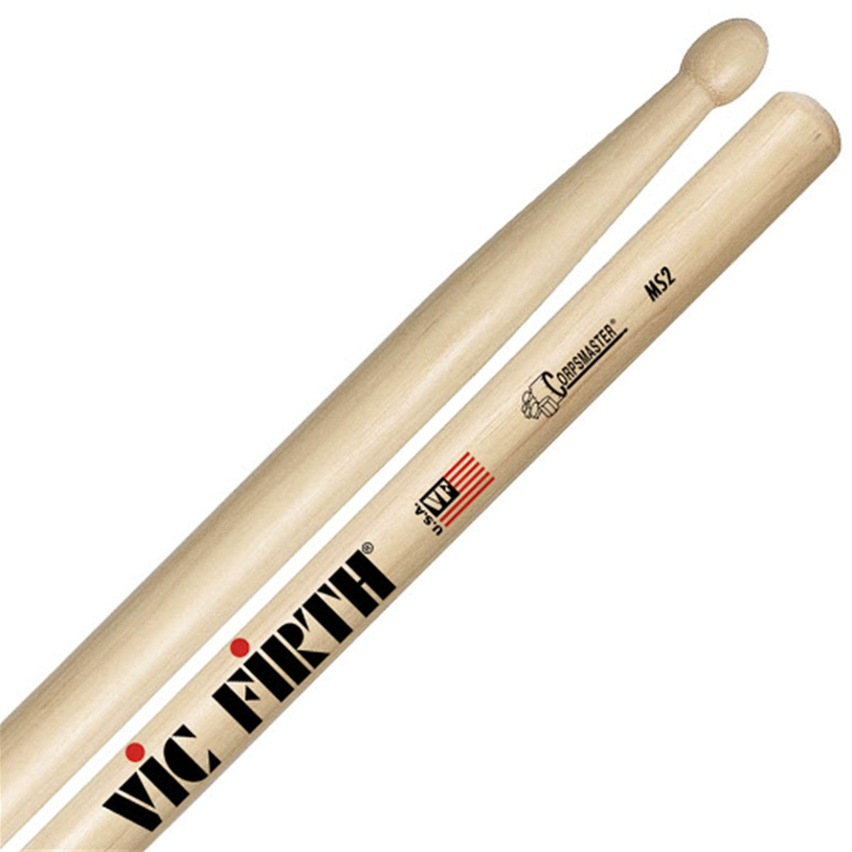 VIC FIRTH MS2 Corpmaster Snare Stick - Ray's Midbell Music