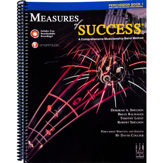 FJH PUBLISHER BB208PER Measures of Success Percussion Bk 1
