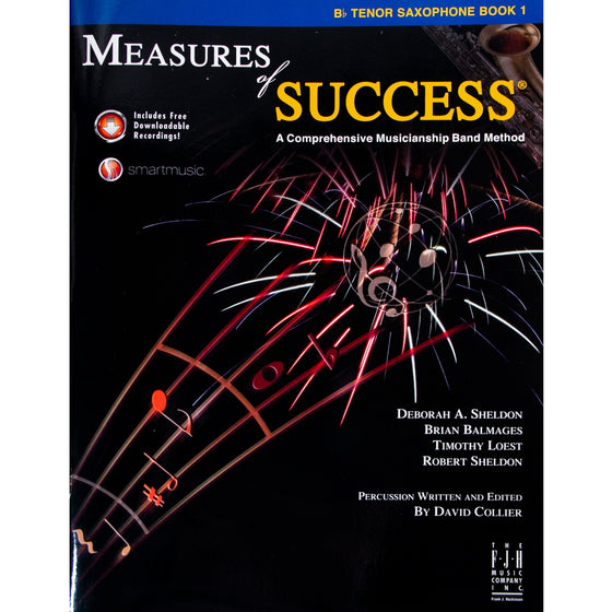 FJH PUBLISHER BB208TSX Measures of Success Tenor Sax Bk 1