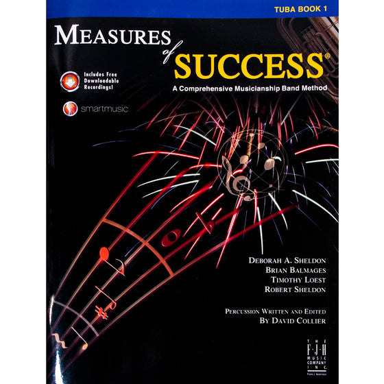 FJH PUBLISHER BB208TU Measures of Success Tuba Book 1