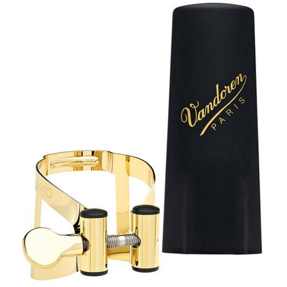 VANDOREN LC59DP M/O Series Gold Gilded Bari Sax Ligature