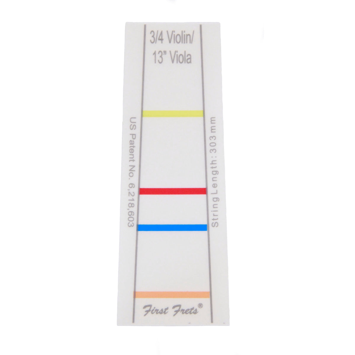 First Fret FF120 Fingering Decal 3/4 Violin/13" Viola