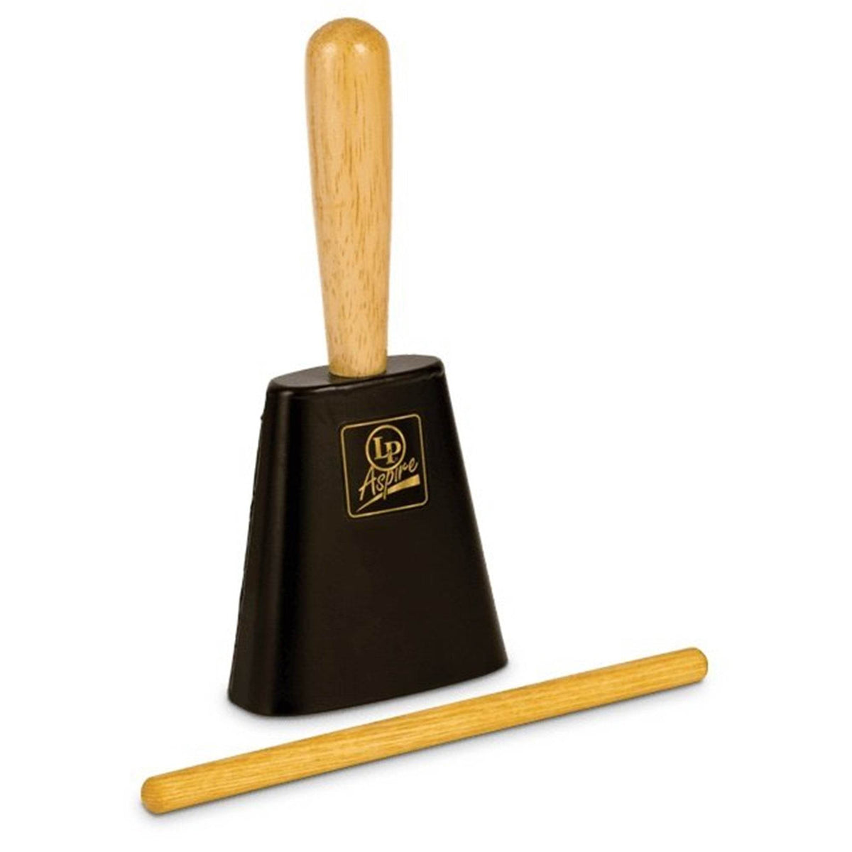 LP LPA900BK Aspire EZ-Grip Cowbell, Black - Ray's Midbell Music