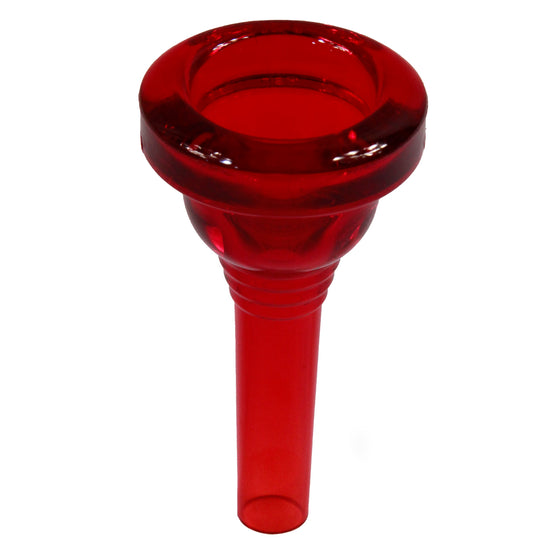 KELLY BB51CR 51D Lexan Large Shank Trombone Mouthpiece (Crystal Red)