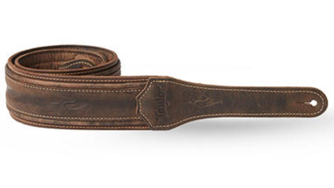Taylor 411425 2.5" Element Strap, Dark Brown Distressed Leather