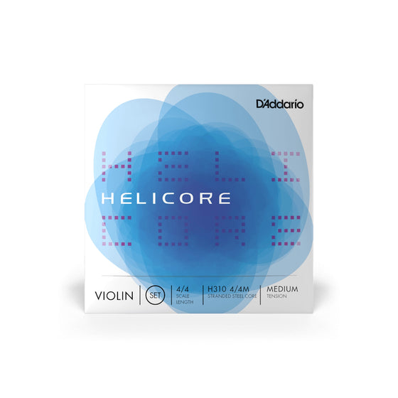 D'ADDARIO H31044M Helicore Violin String Set, 4/4 Scale, Medium Tension