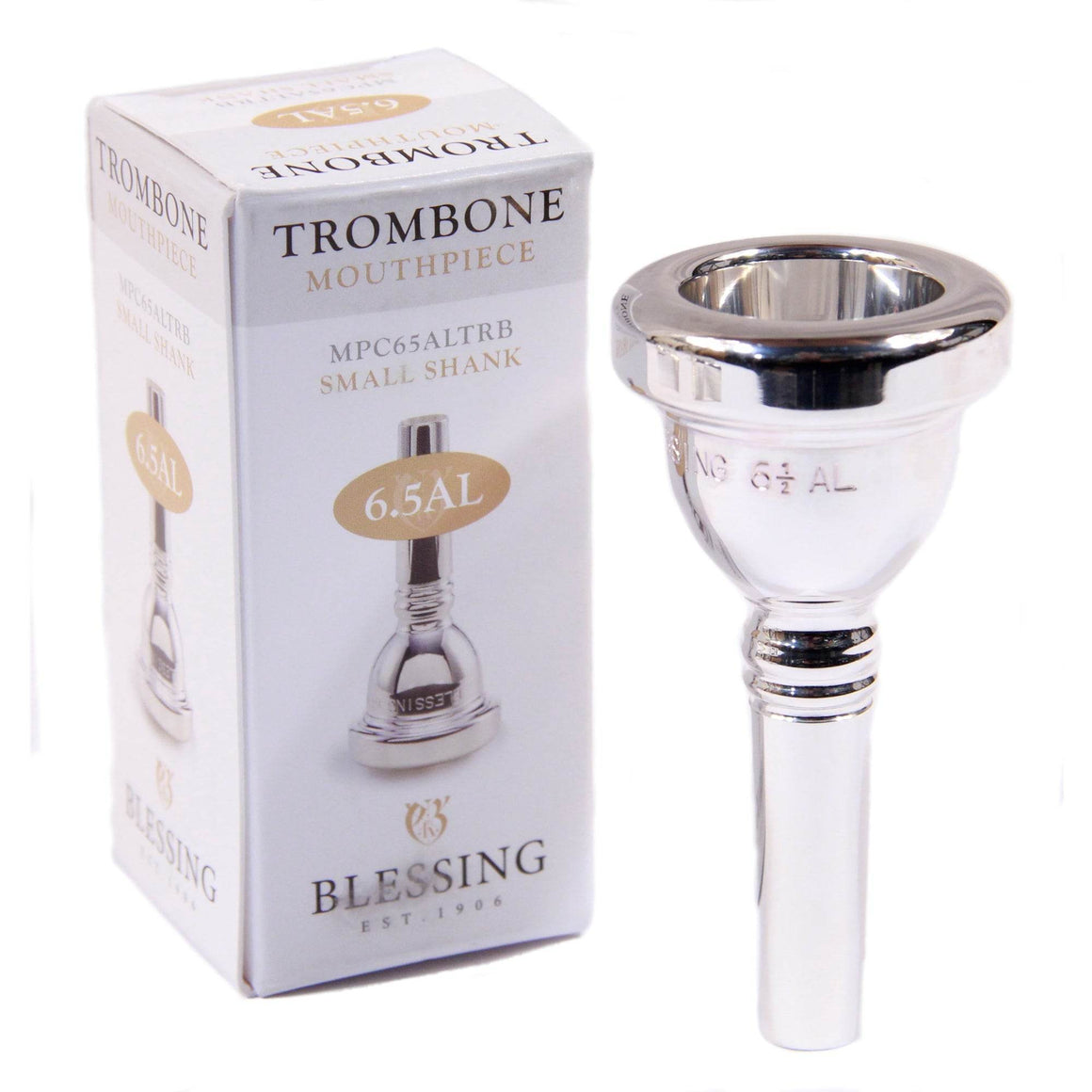 Blessing MPC65ALTRB 6.5AL Trombone Mouthpiece, Small Shank - Ray's Midbell Music