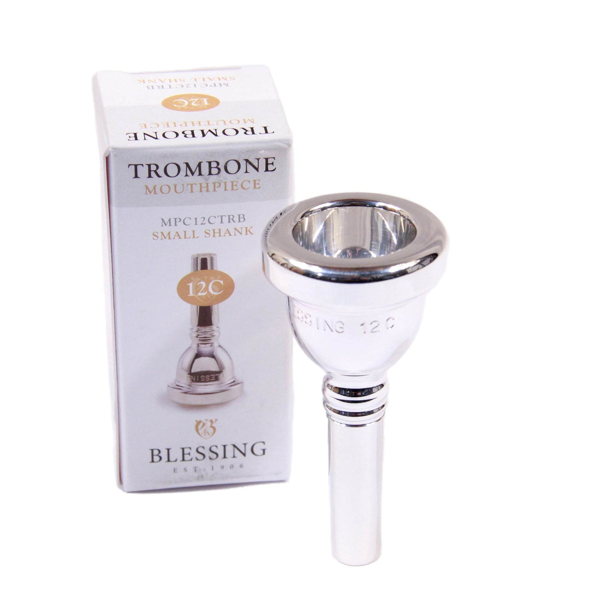 Blessing MPC12CTRB 12C Trombone Mouthpiece, Small Shank - Ray's Midbell Music