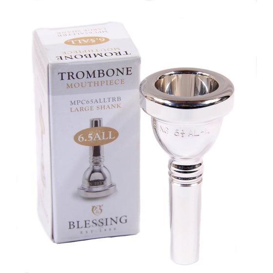 Blessing MPC65ALLTRB 6.5AL Trombone Mouthpiece, Large Shank