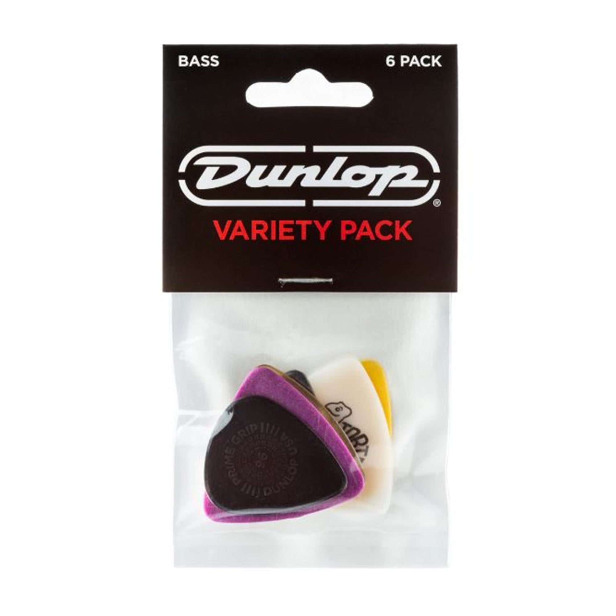 DUNLOP PVP117 Bass Guitar Variety Pack, 6 Picks