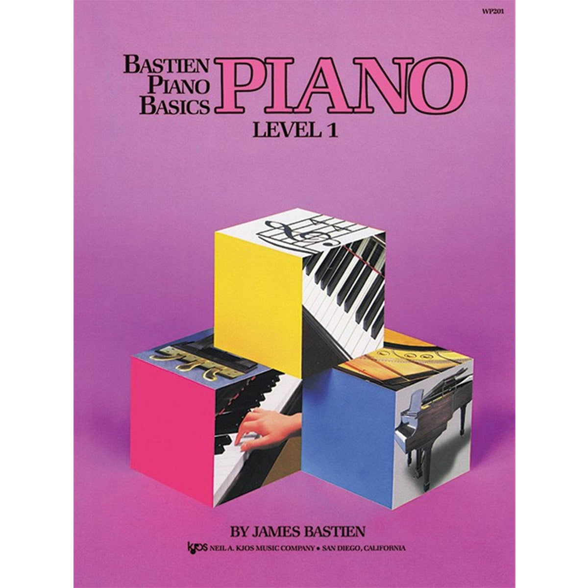 KJOS WP201 Bastien Piano Basics Lesson Level 1 - Ray's Midbell Music