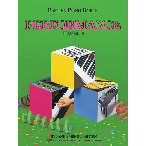 KJOS WP213 Bastien Piano Basics Performance Level 3