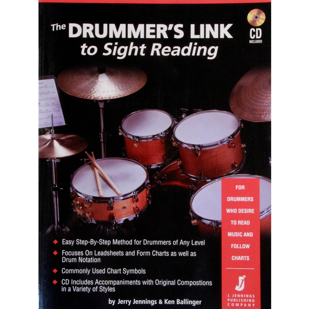 JENNINGS PUBL DL Drummer's Link to Sight Reading BkCd - Ray's Midbell Music