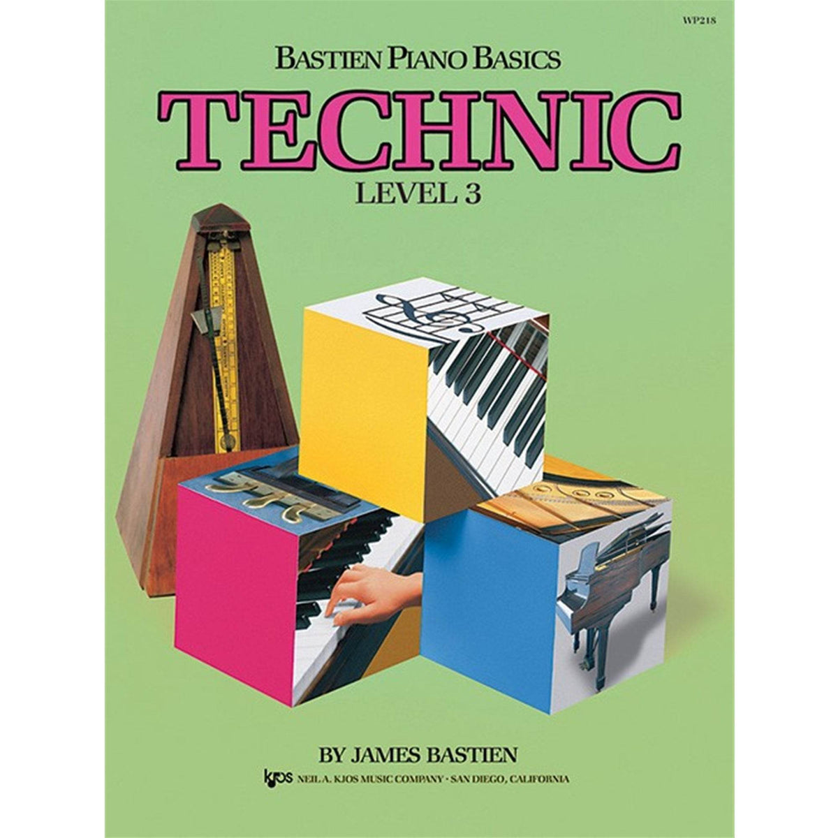 KJOS WP218 Bastien Piano Basics Technic Level 3 - Ray's Midbell Music