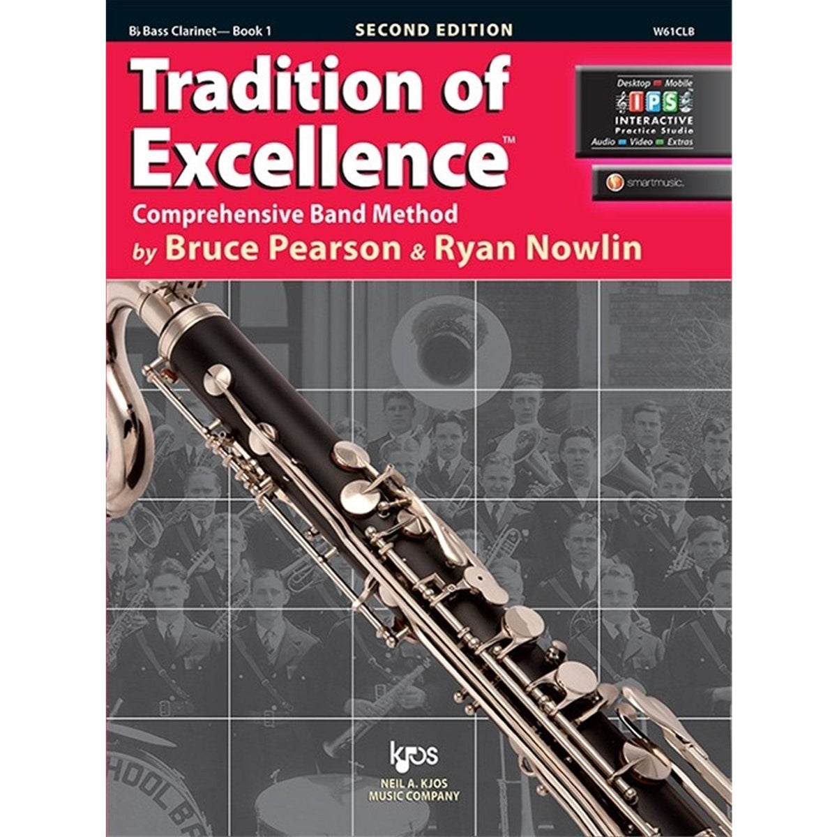 KJOS W61CLB Tradition of Excellence Bass Clarinet Book 1 - Ray's Midbell Music