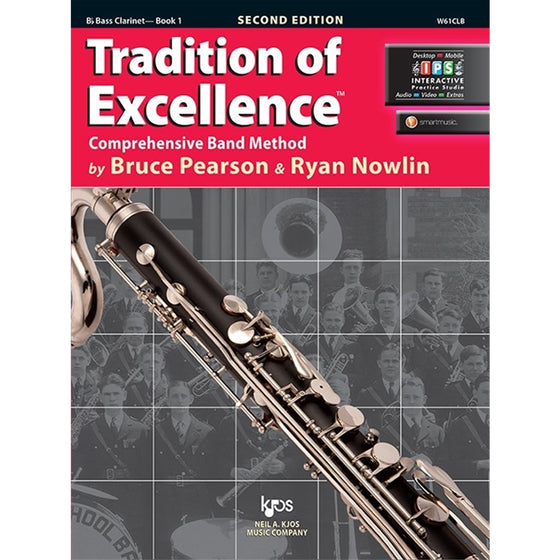 KJOS W61CLB Tradition of Excellence Bass Clarinet Book 1