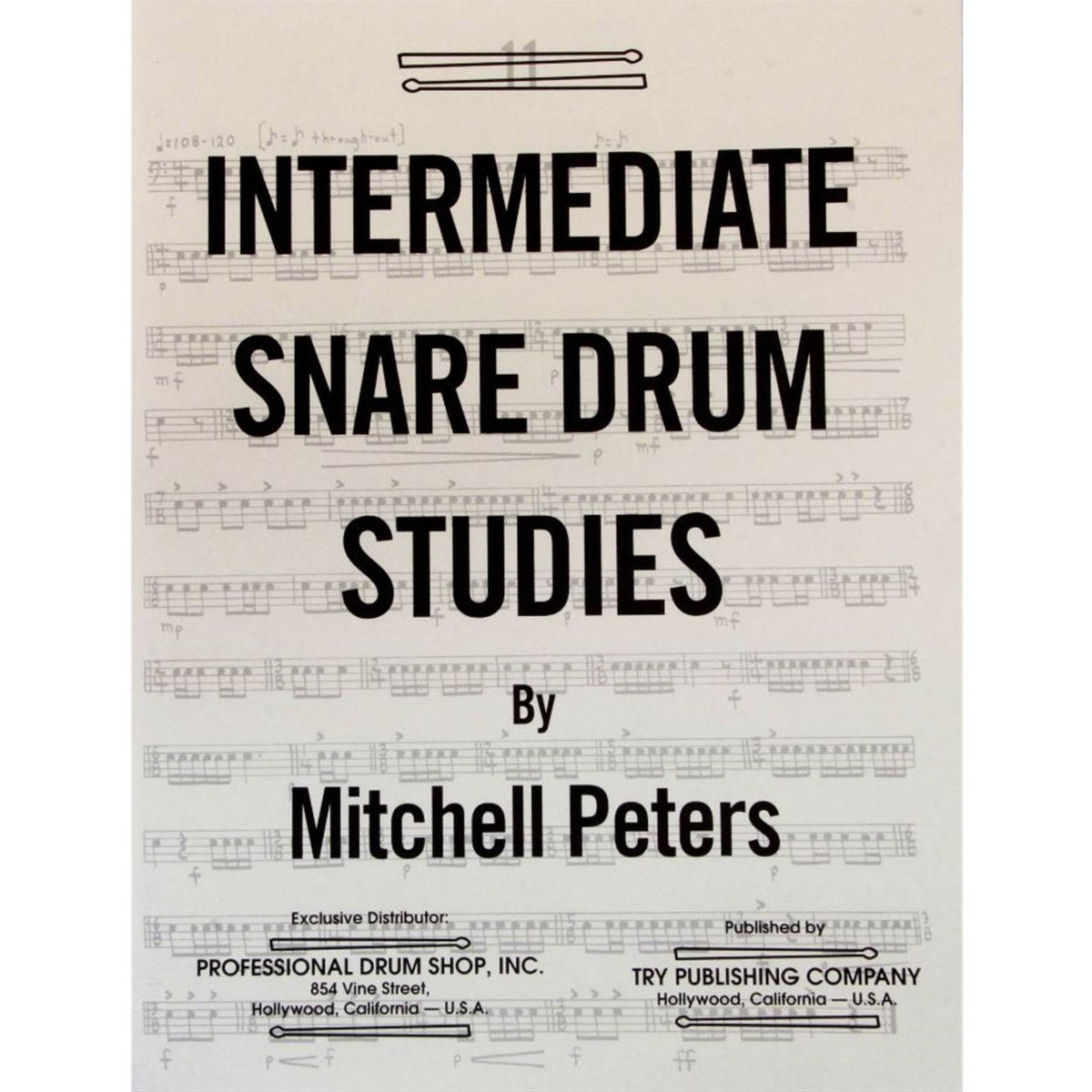 MITCHELL PETERS TRY1064 Intermediate Snare Drum Studies - Ray's Midbell Music