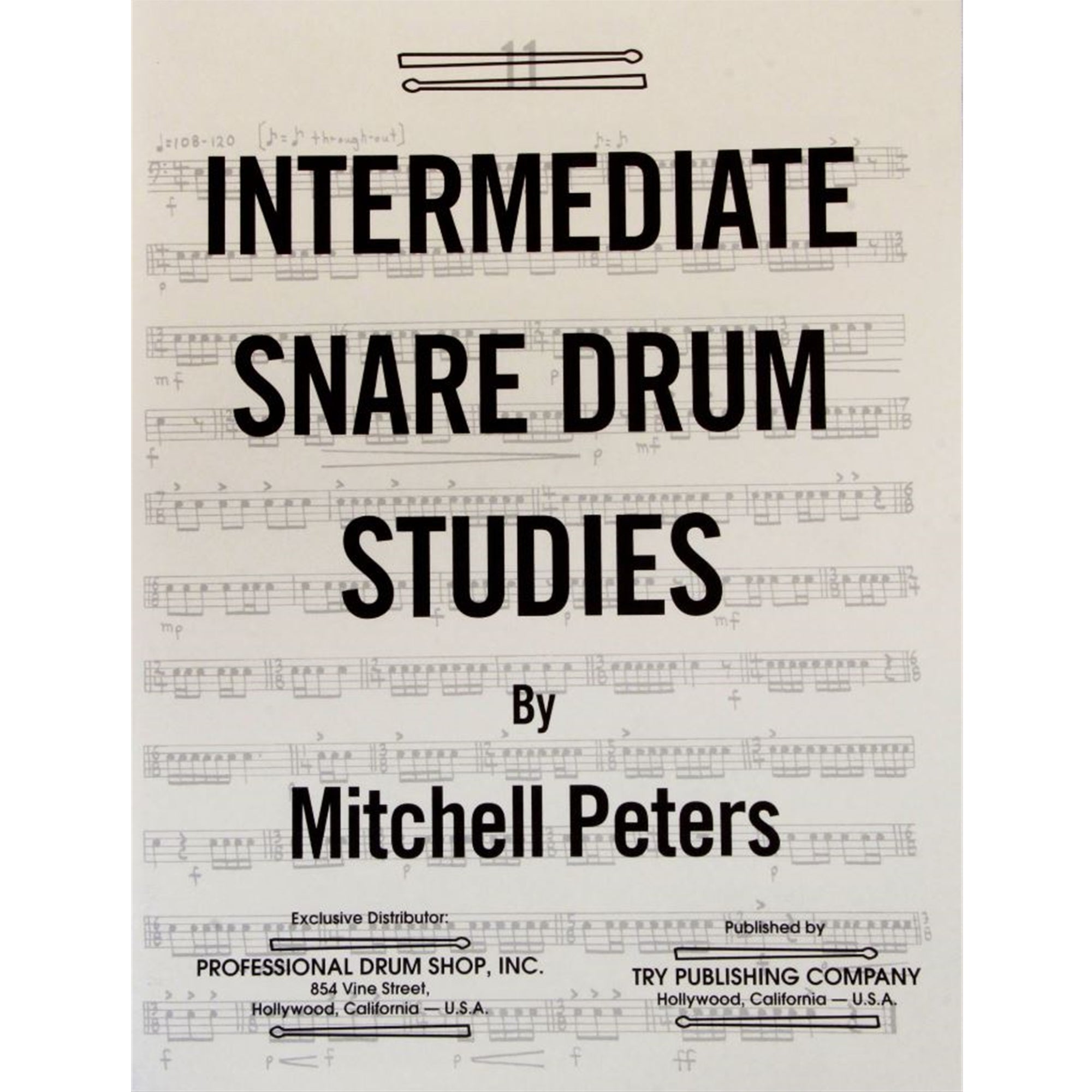 MITCHELL PETERS TRY1064 Intermediate Snare Drum Studies