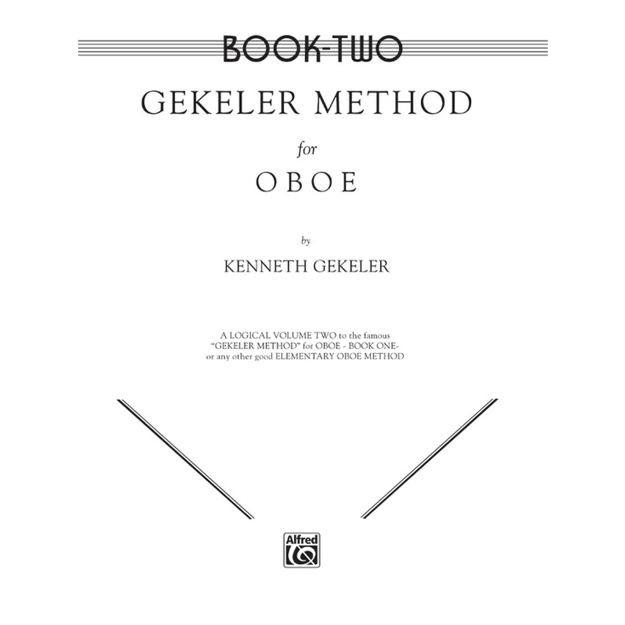 ALFRED 00EL00095 Gekeler Method for Oboe - Book 2