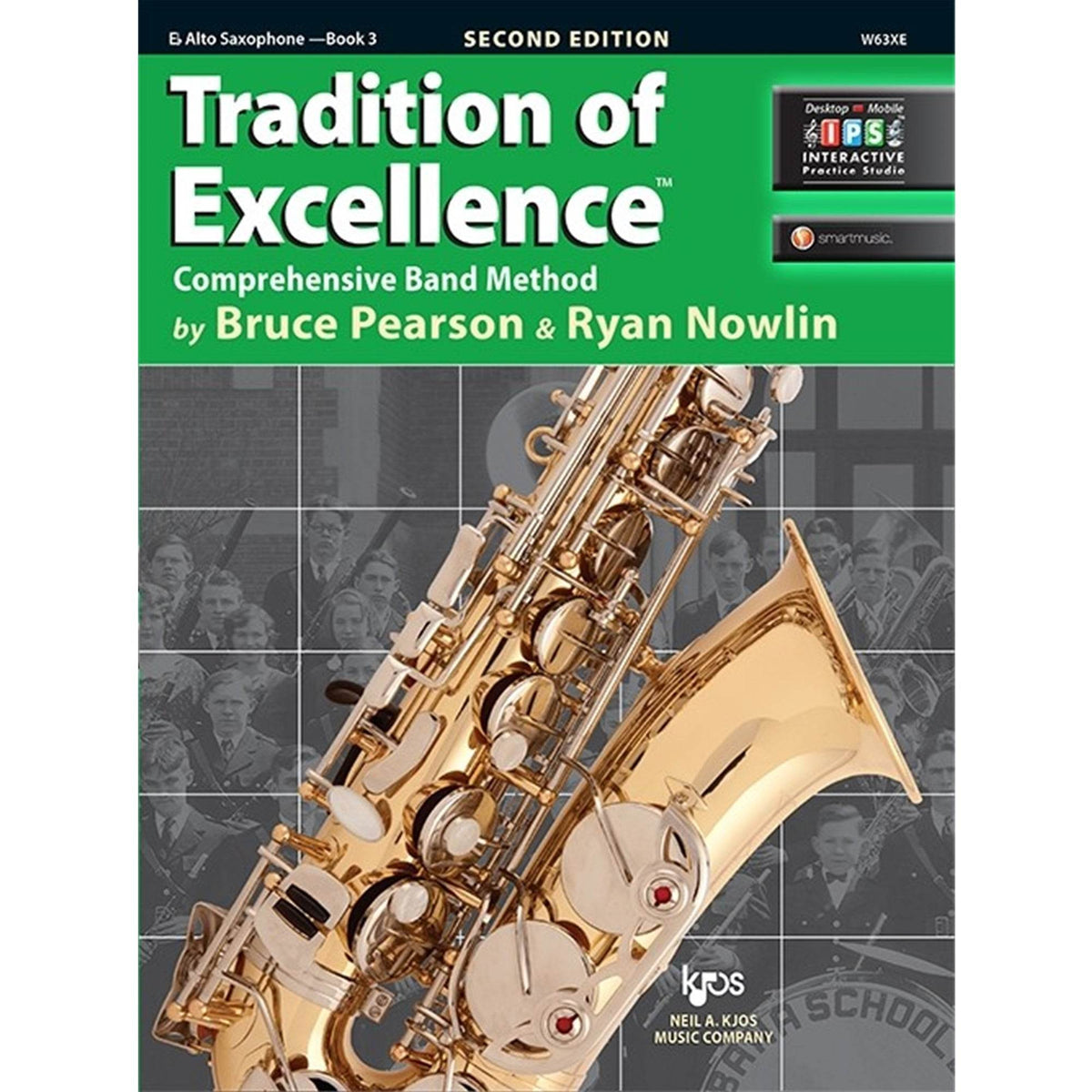 KJOS W63XE Tradition of Excellence Alto Sax Book 3 - Ray's Midbell Music