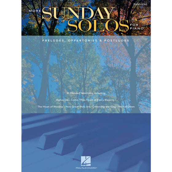 HAL LEONARD 311864 More Sunday Solos for Piano