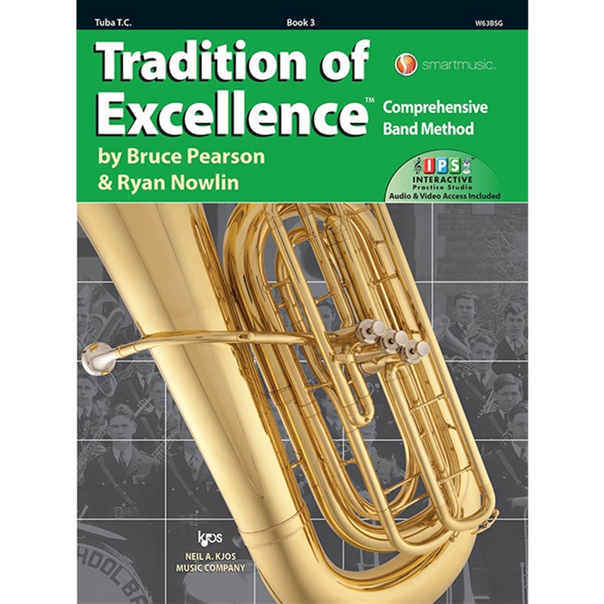 KJOS W63BSG Tradition of Excellence Tuba T.C Book 3