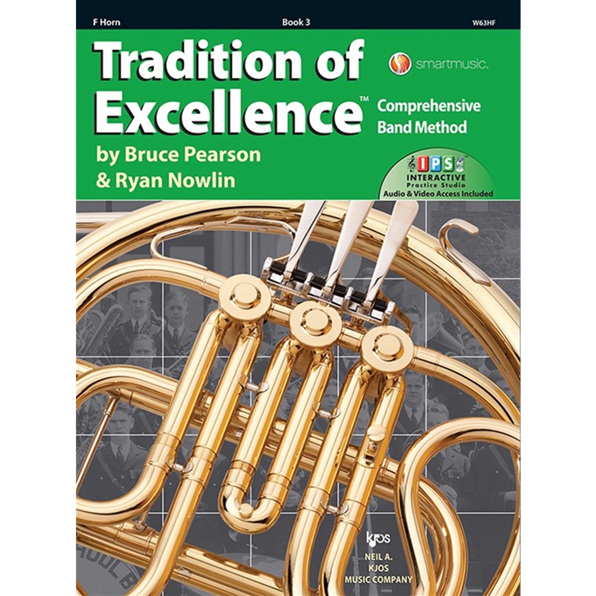 KJOS W63HF Tradition of Excellence F Horn Book 3