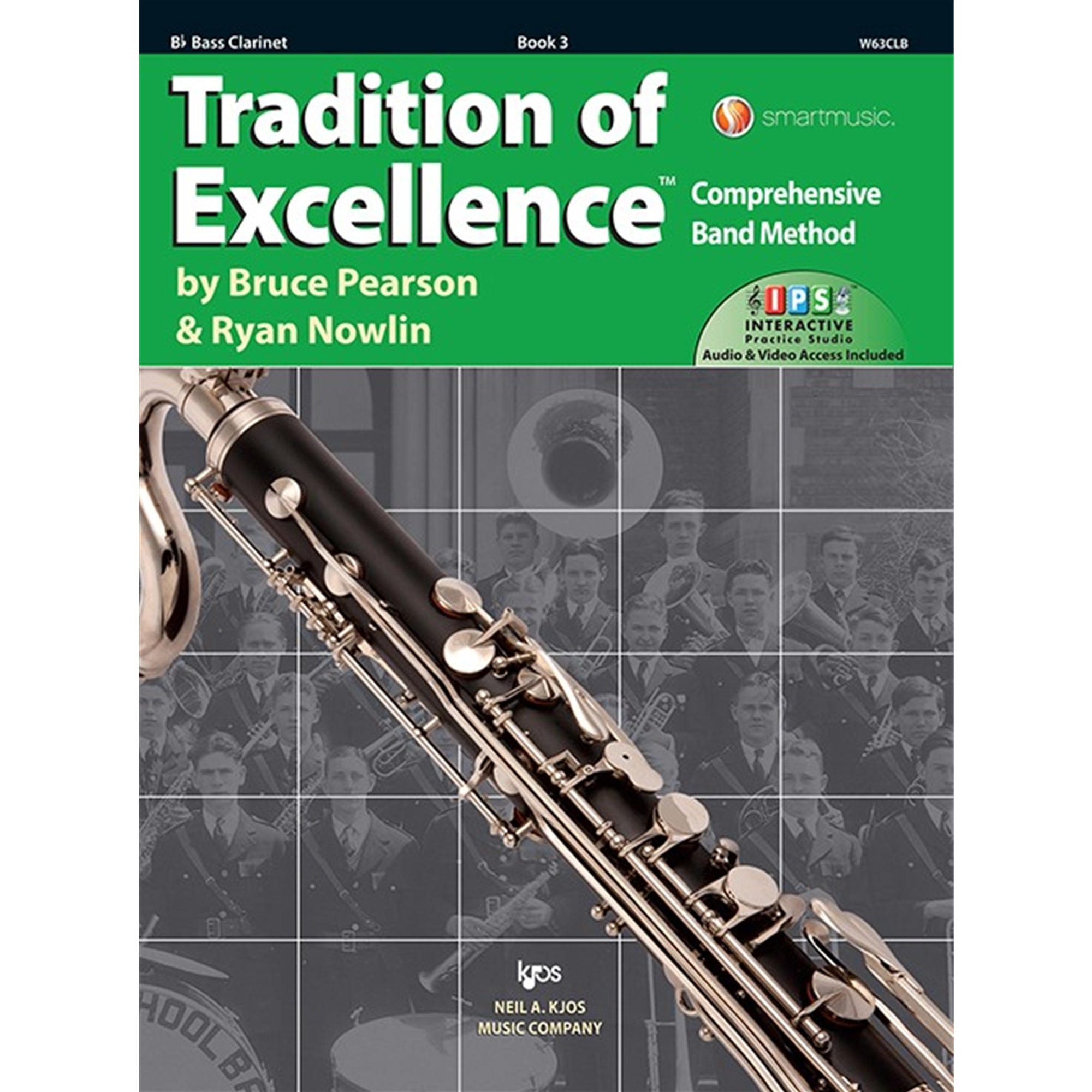 KJOS W63CLB Tradition of Excellence Bass Clarinet Book 3