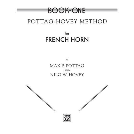 ALFRED 00EL00073 Pottag-Hovey Method for French Horn, Book I